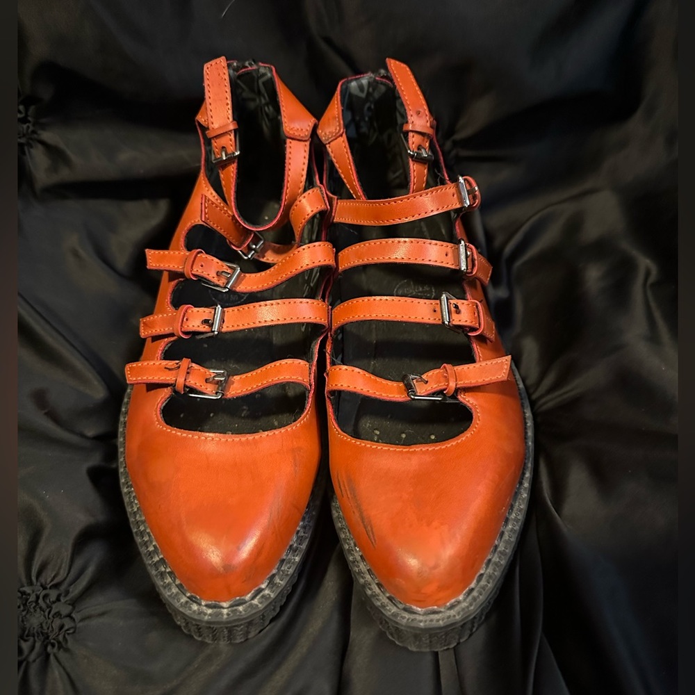 TUKskin Multi-Strap Pointed Mary Jane